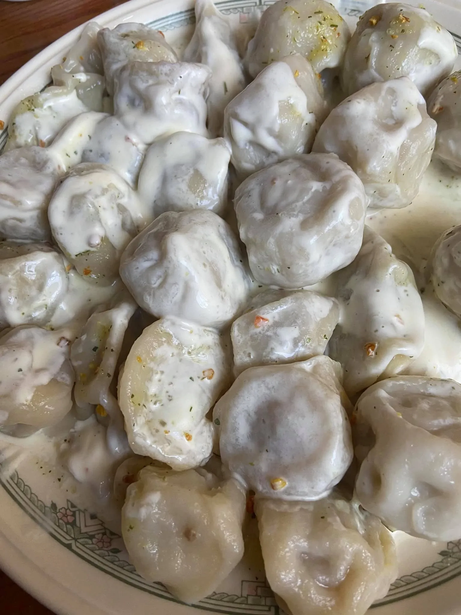 Chinkaliai - gruziniški koldūnai su mėsos įdaru