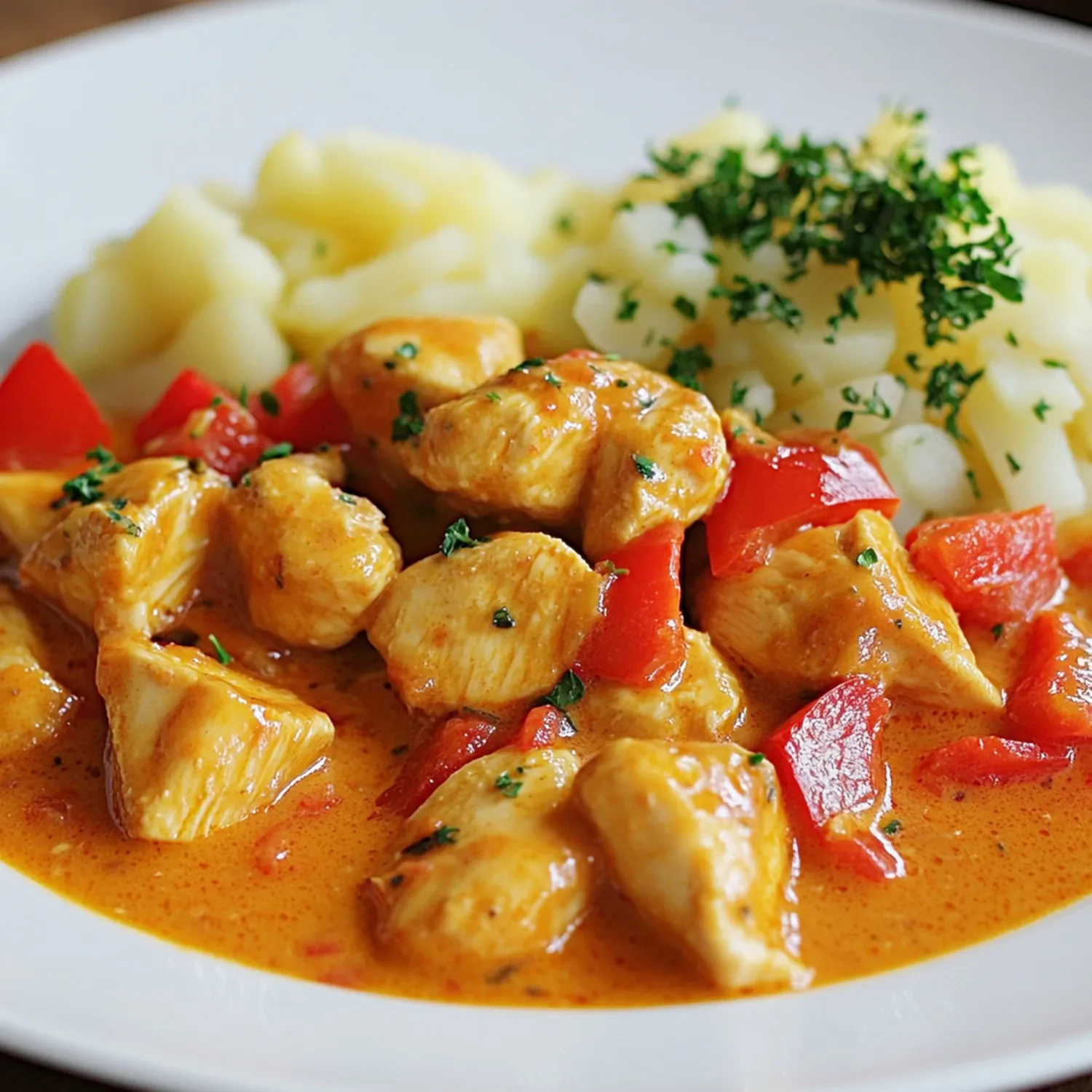 Vištienos ir cukinijų troškinys