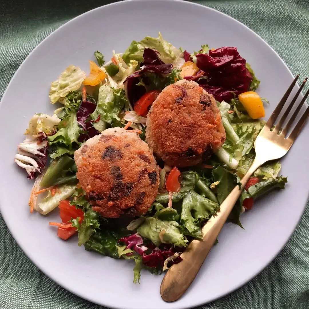 Kotlety mielone z ryżem i serem