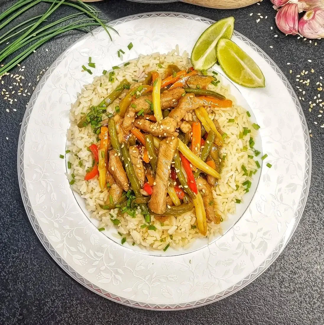 Polędwica wieprzowa po chińsku