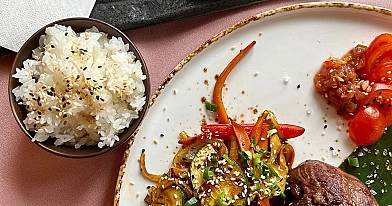 Polędwica po chińsku z mango