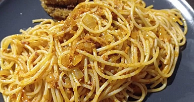 Makaron z ndują i gorgonzolą