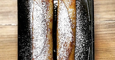 Zapiekane naleśniki z serem białym na słodko