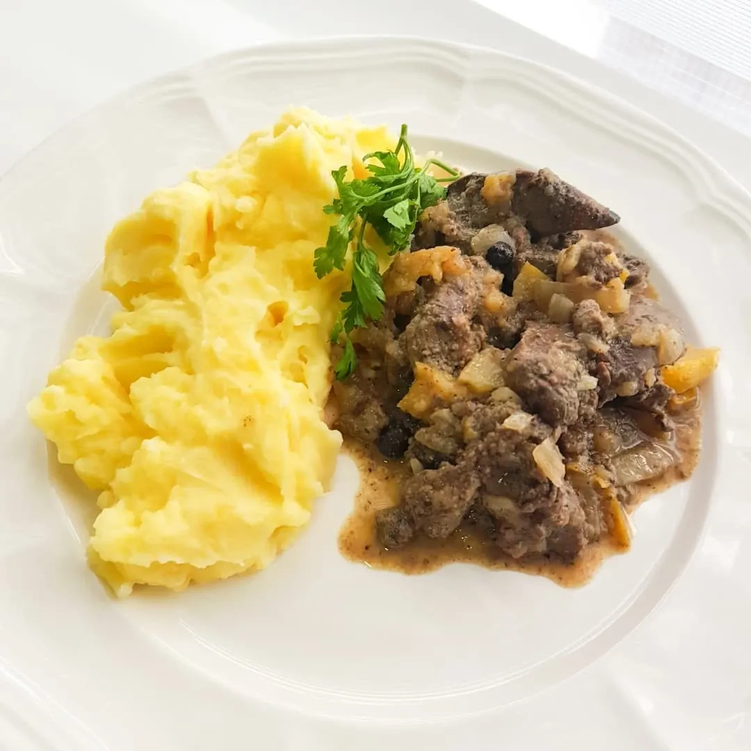 Wątróbka drobiowa smażona w mące