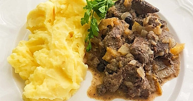 Wątróbka drobiowa smażona w mące