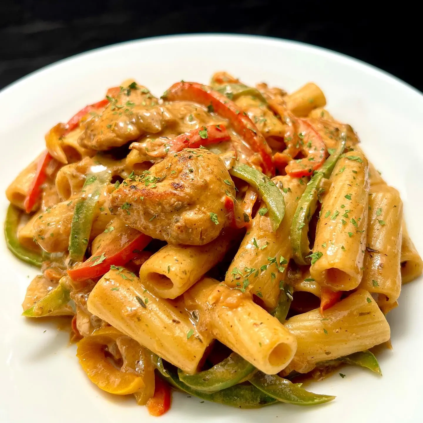 Creamy Chicken Fajita Pasta