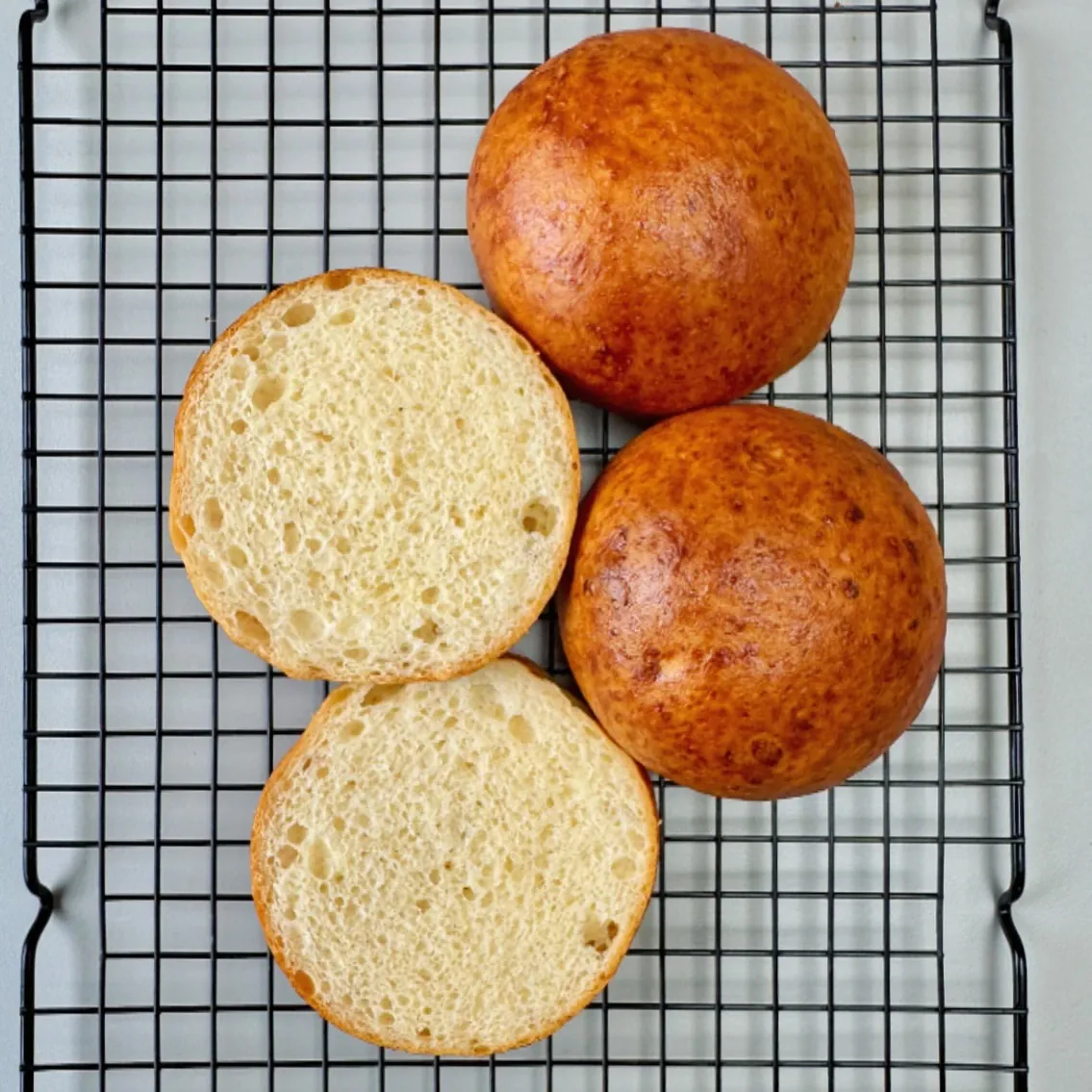 Homemade Vegan Gluten-Free Hamburger Buns