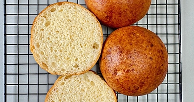 Homemade Vegan Gluten-Free Hamburger Buns