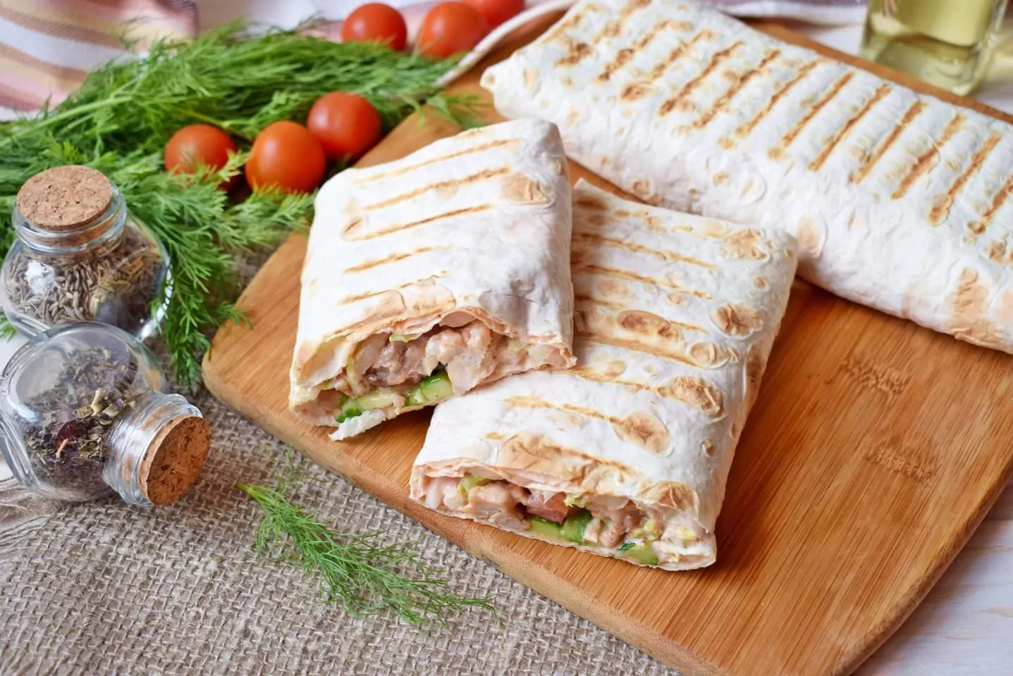 Klasyczny kebab / shoarma z kurczakiem