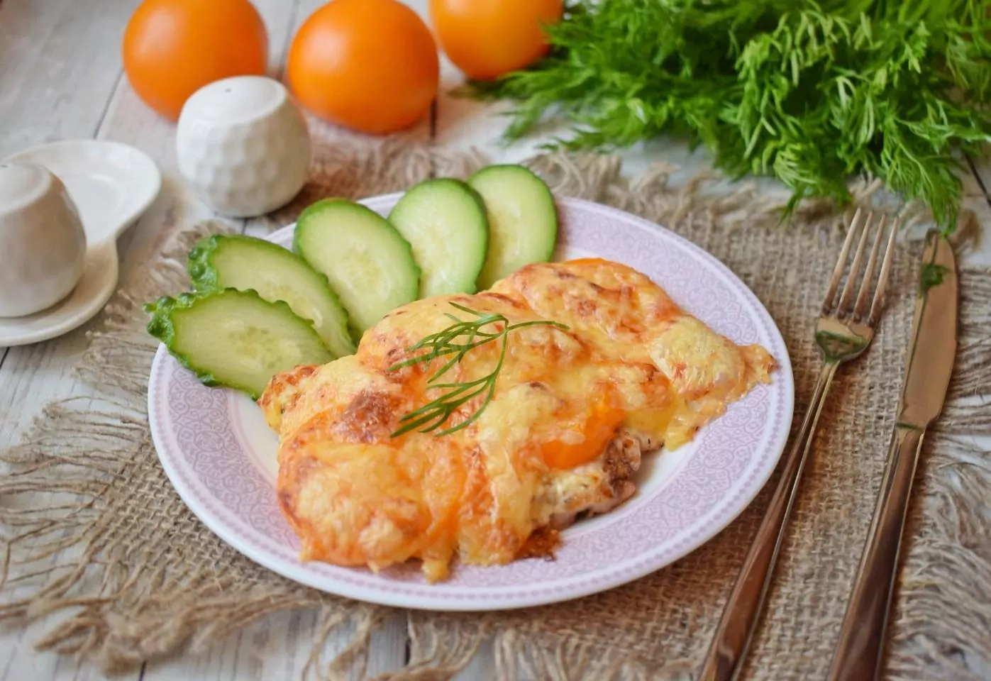 Kotlety z fileta z kurczaka w piekarniku