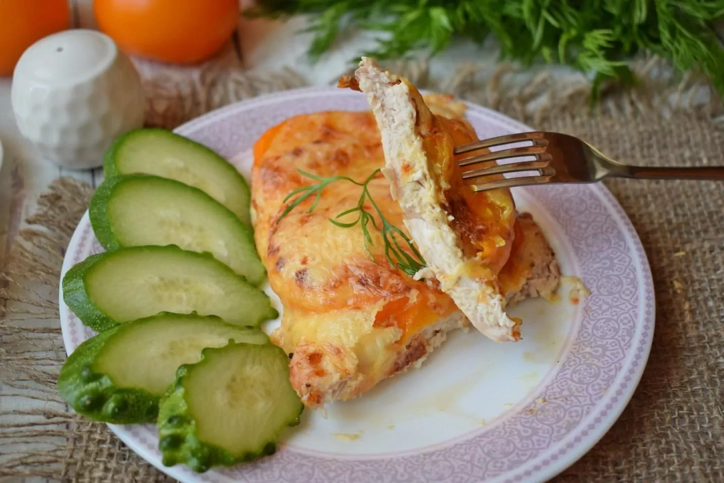 Kotlety z fileta z kurczaka w piekarniku