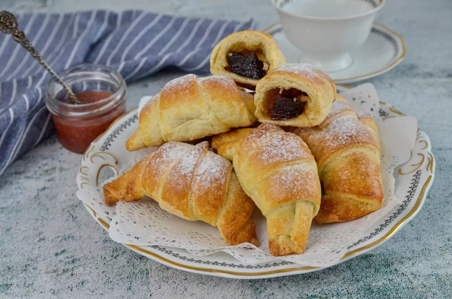 Croissanty z gotowego drożdżowego ciasta