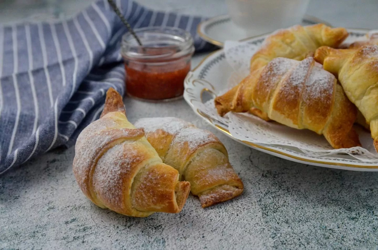 Croissanty z gotowego drożdżowego ciasta