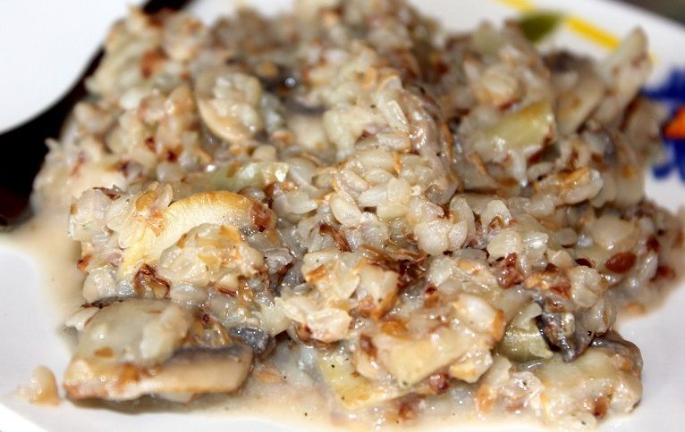Buckwheat Porridge with Mushrooms