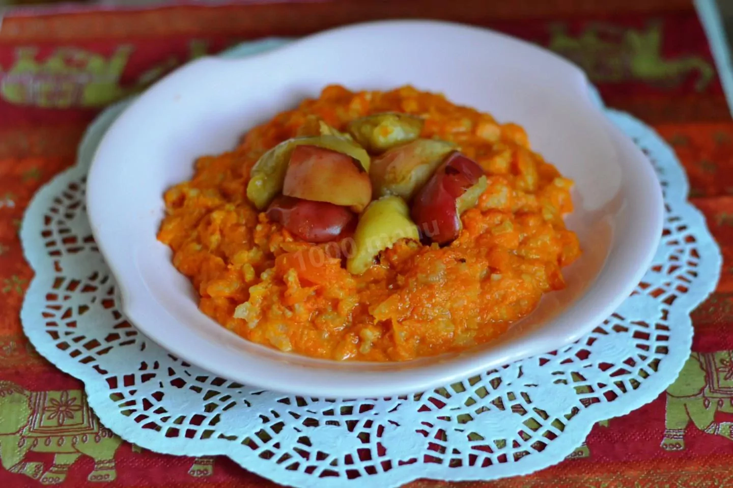 Kasza ryżowa z dynią na mleku