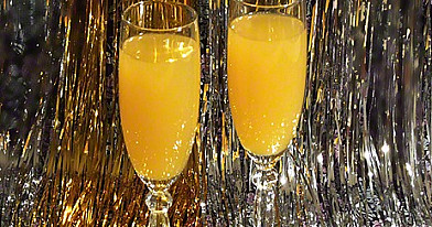 Pomarańczowy koktajl z szampanem "Mimosa"