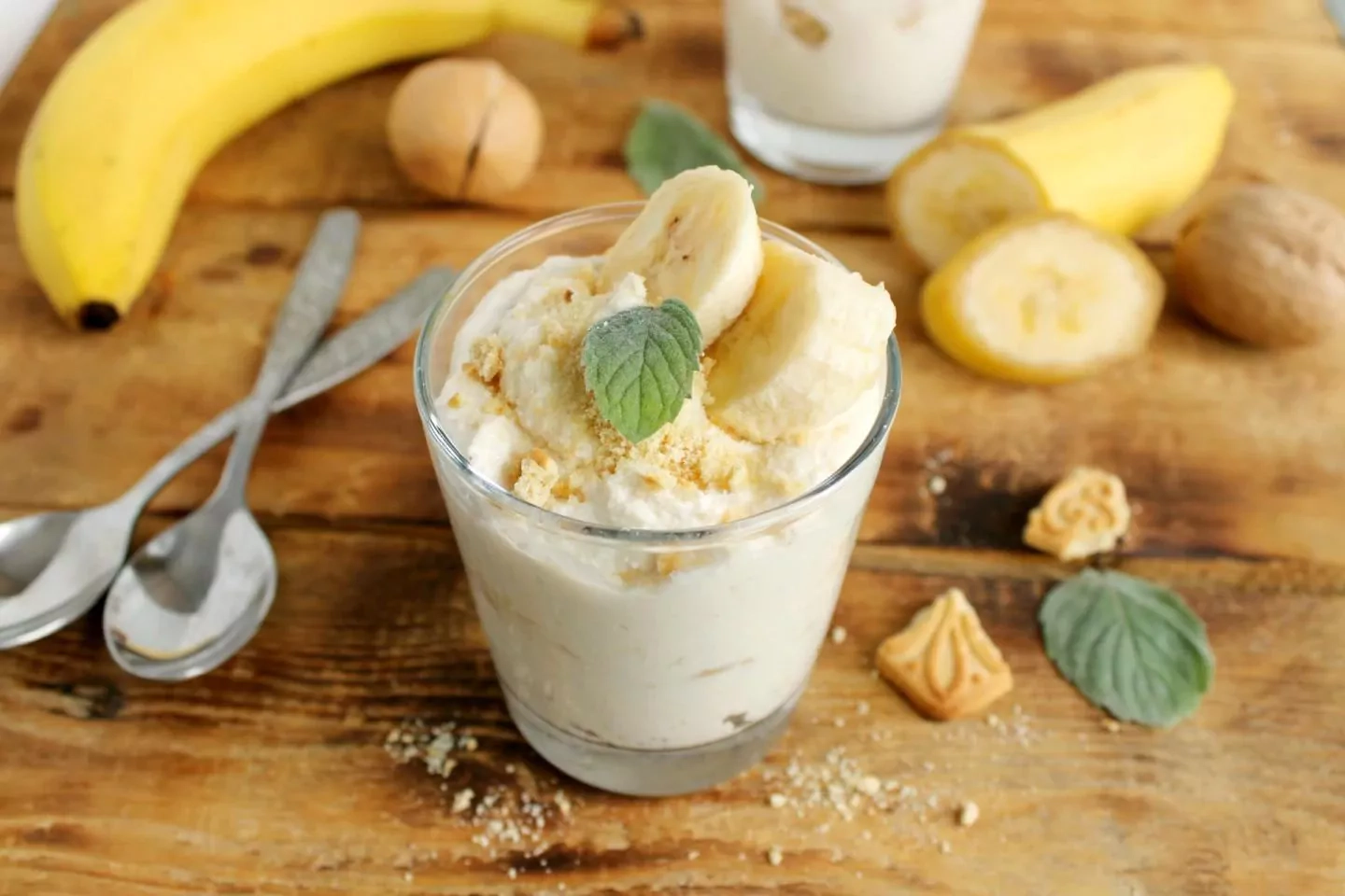 Zdrowy desert: Twaróg z bananem