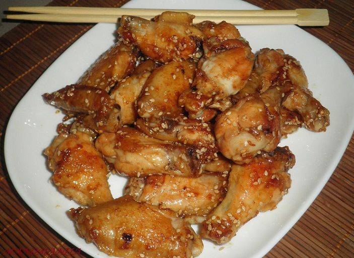 Easy to Make Wings in a Sesame Sauce