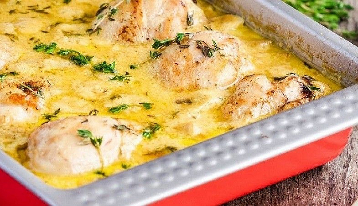 Chicken in a Cheese Sauce