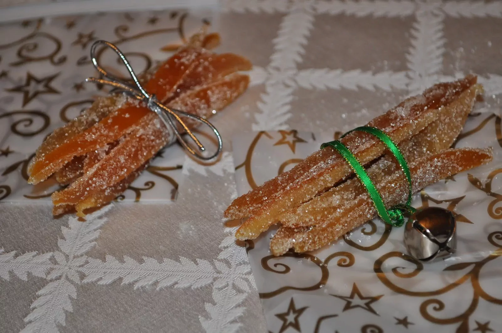 Цитрусовая цедра с сахаром - десерт