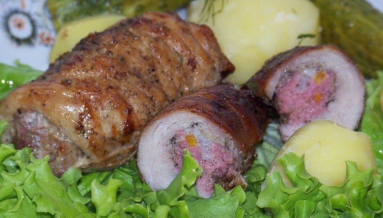 Zrazai arba mamos kiaulienos suktiniai…