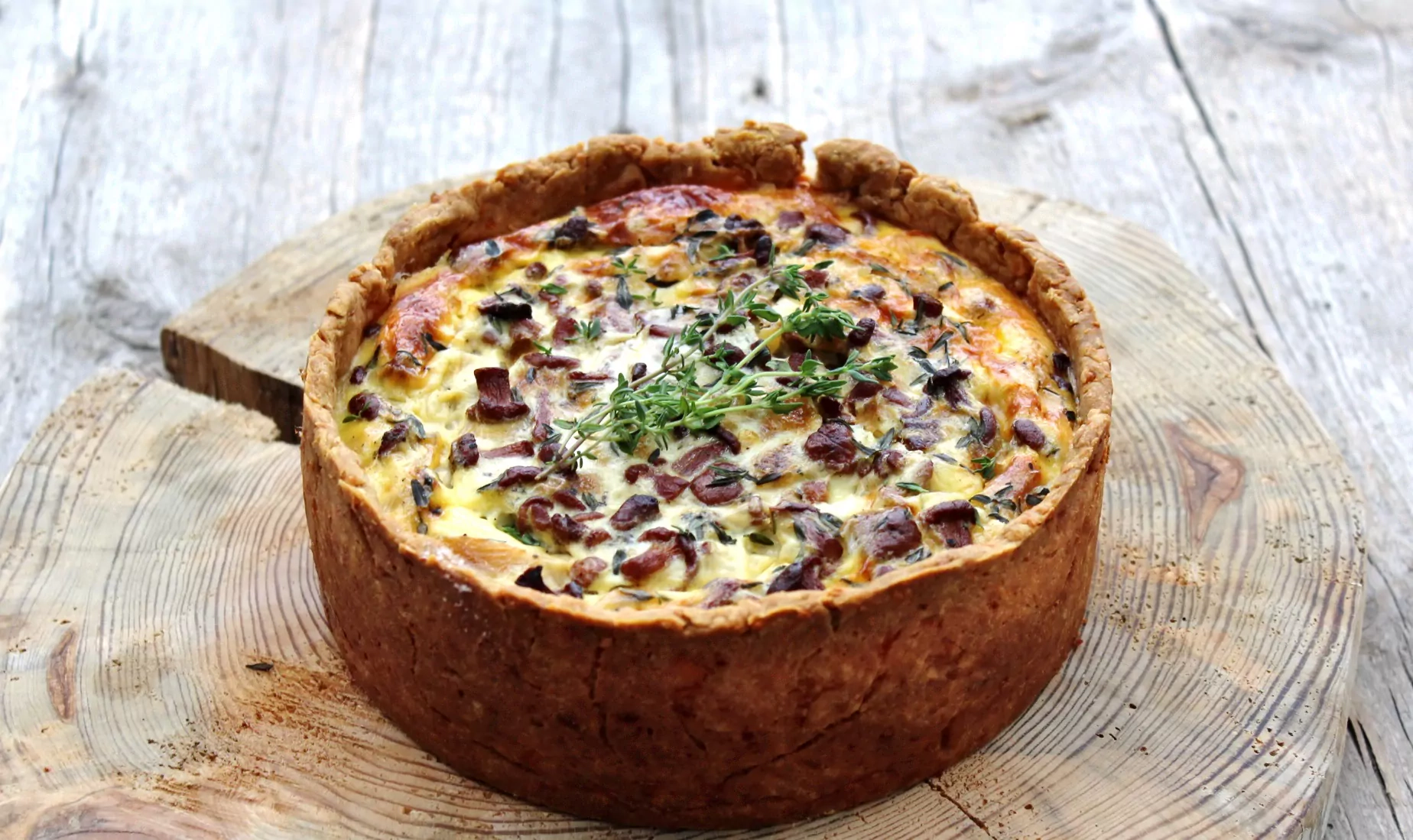 Voveraičių tarta - pyragas su vištiena
