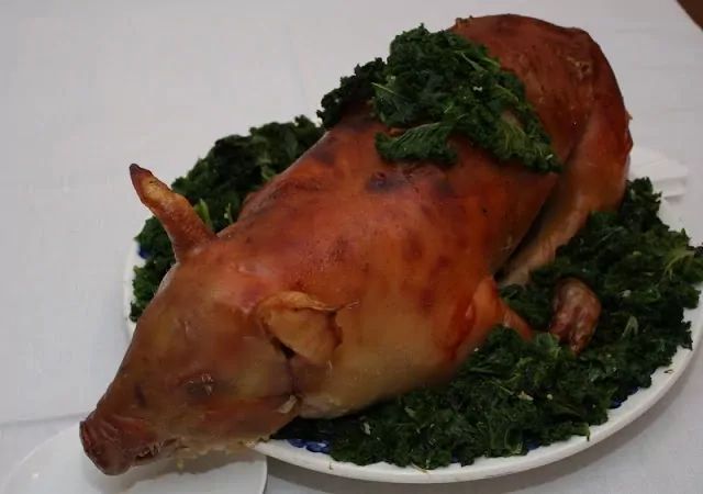 Keptas paršelis orkaitėje