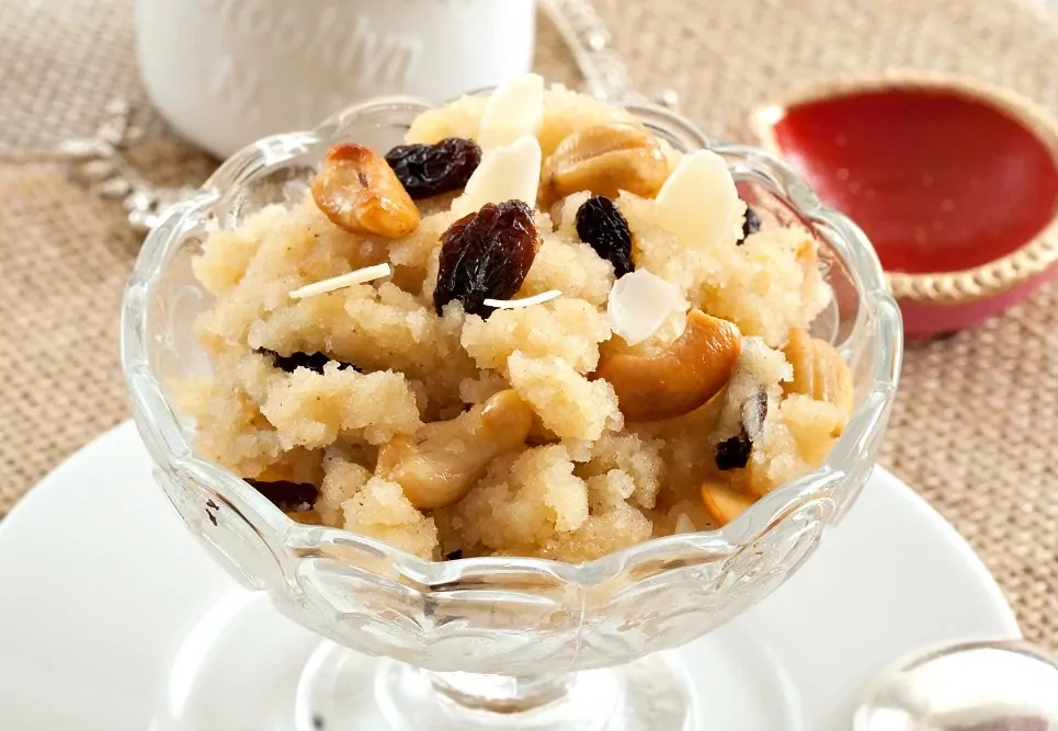 Manų kruopų chalva - "Rava halwa"