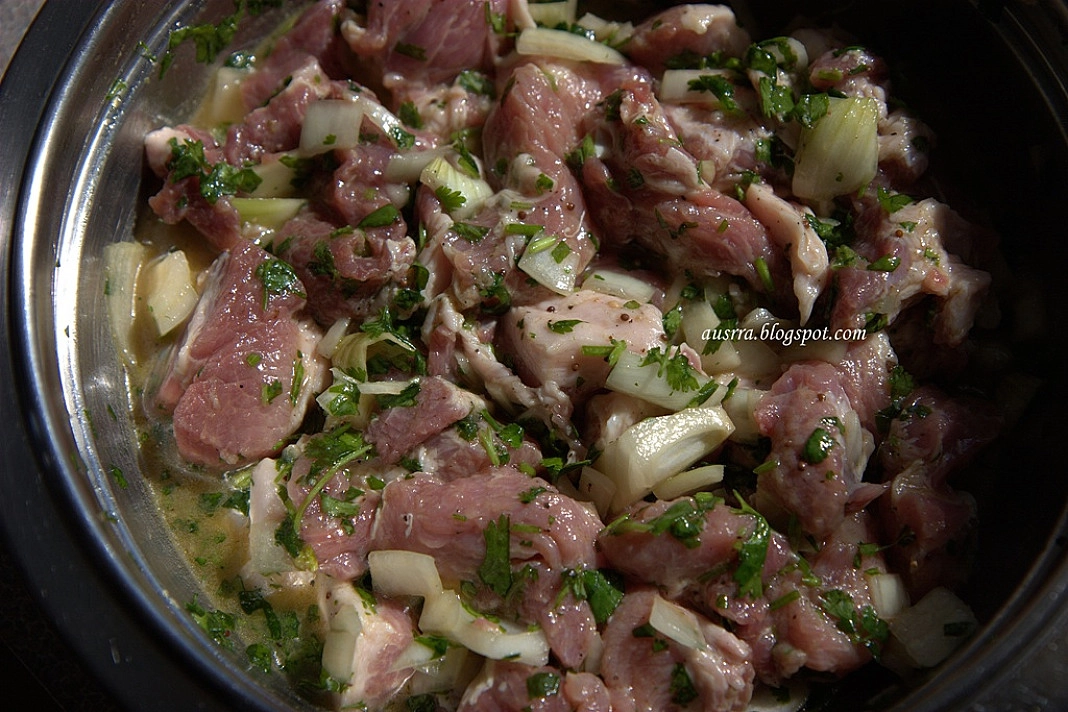 Alaus - garstyčių marinatas šašlykams