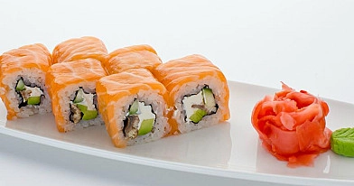 Филадельфия суши (Philadelphia sushi) - суши с лососем | Рецепт