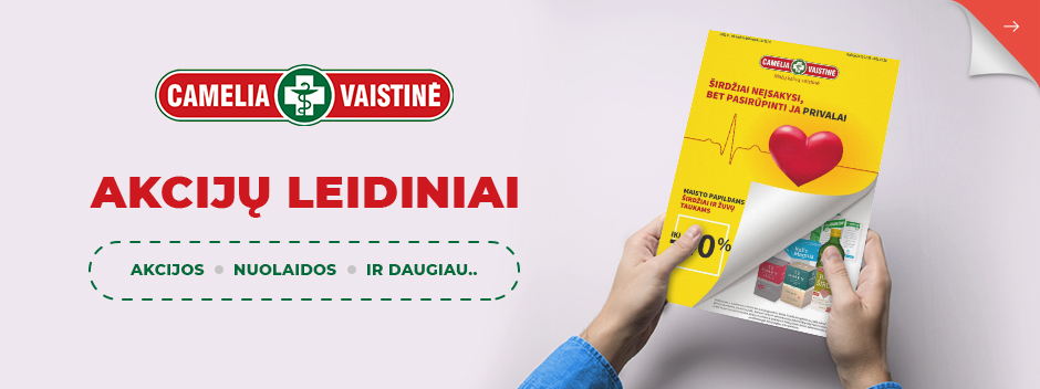 CAMELIA akcijų ir nuolaidų leidinys 2025-11-01 - 2025-11-30