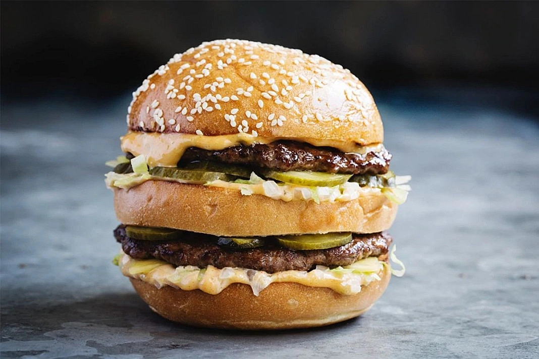 Big Mac mėsainis su jautiena | Receptas