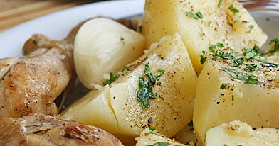 Картофель на гарнир, который очень легко приготовить