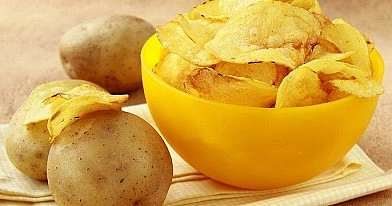 Домашние картофельные чипсы, которые очень легко приготовить