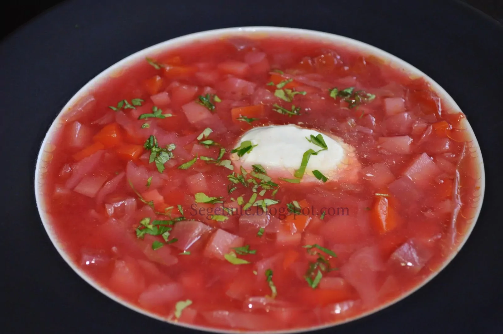 Borsch - ukrainietiški barščiai