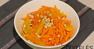 Салат из моркови с апельсинами