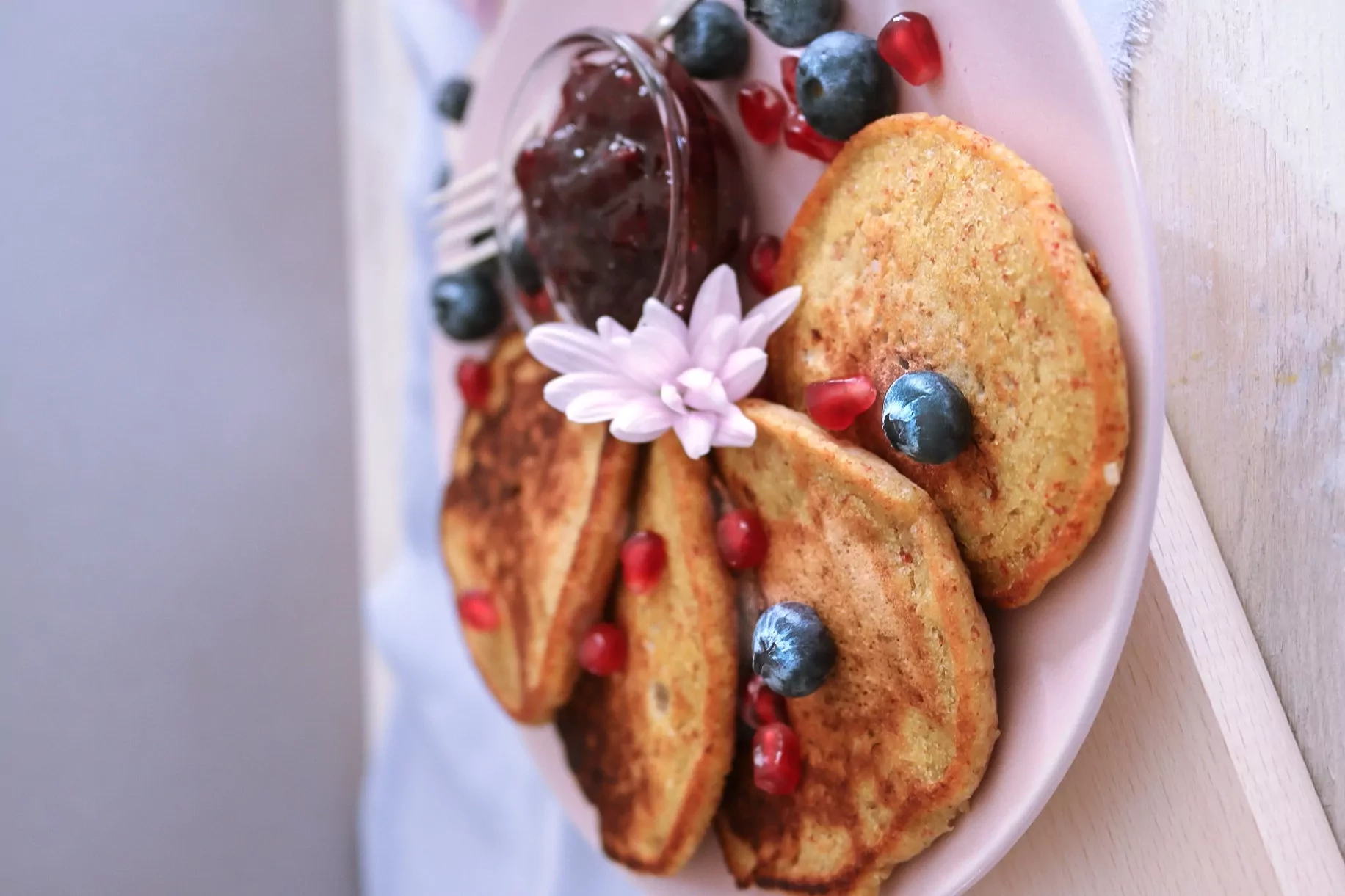 Веганские овсяные оладьи без глютена