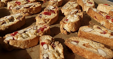 Biskoti - Biscotti su migdolais ir papajais pagal Beatą