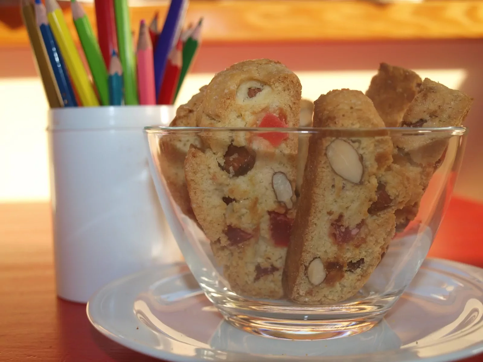 Biskoti - Biscotti su migdolais ir papajais pagal Beatą