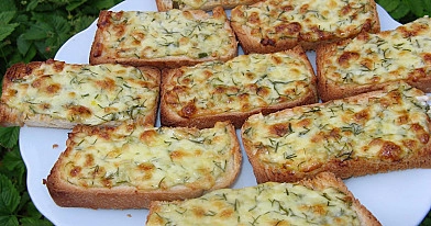 Бутерброды на один укус - закуска с сыром для неожиданных гостей