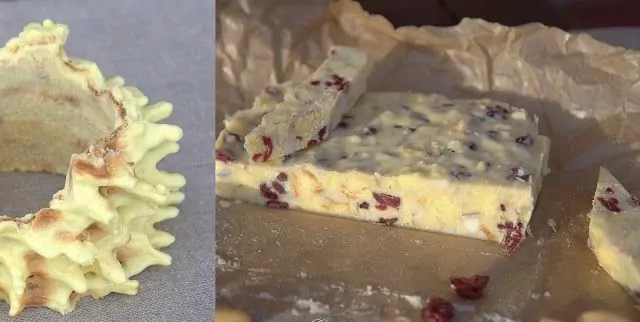 Baltojo šokolado ir šakočio gardėsis