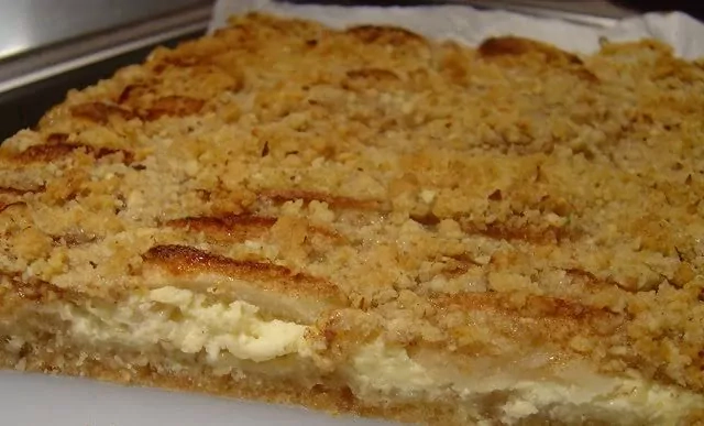 Obuolių ir maskarponės sūrio plokštainis