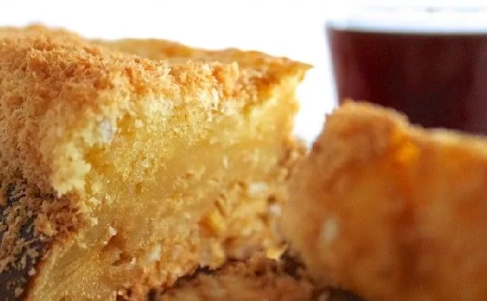 Saldinto sutirštinto pieno pyragas