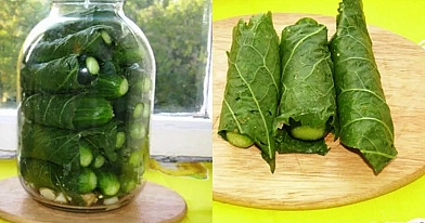Agurkai krienų lapuose! 3 litrų stiklainio receptas