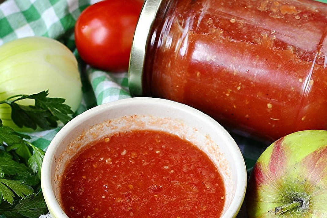 рецепт приготовления томатного соуса на зиму