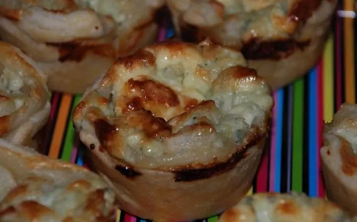 Pelėsinio sūrio ir kriaušių užkandis