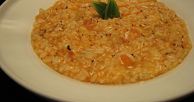 Ризотто - настоящий классический итальянский рецепт с сыром.
