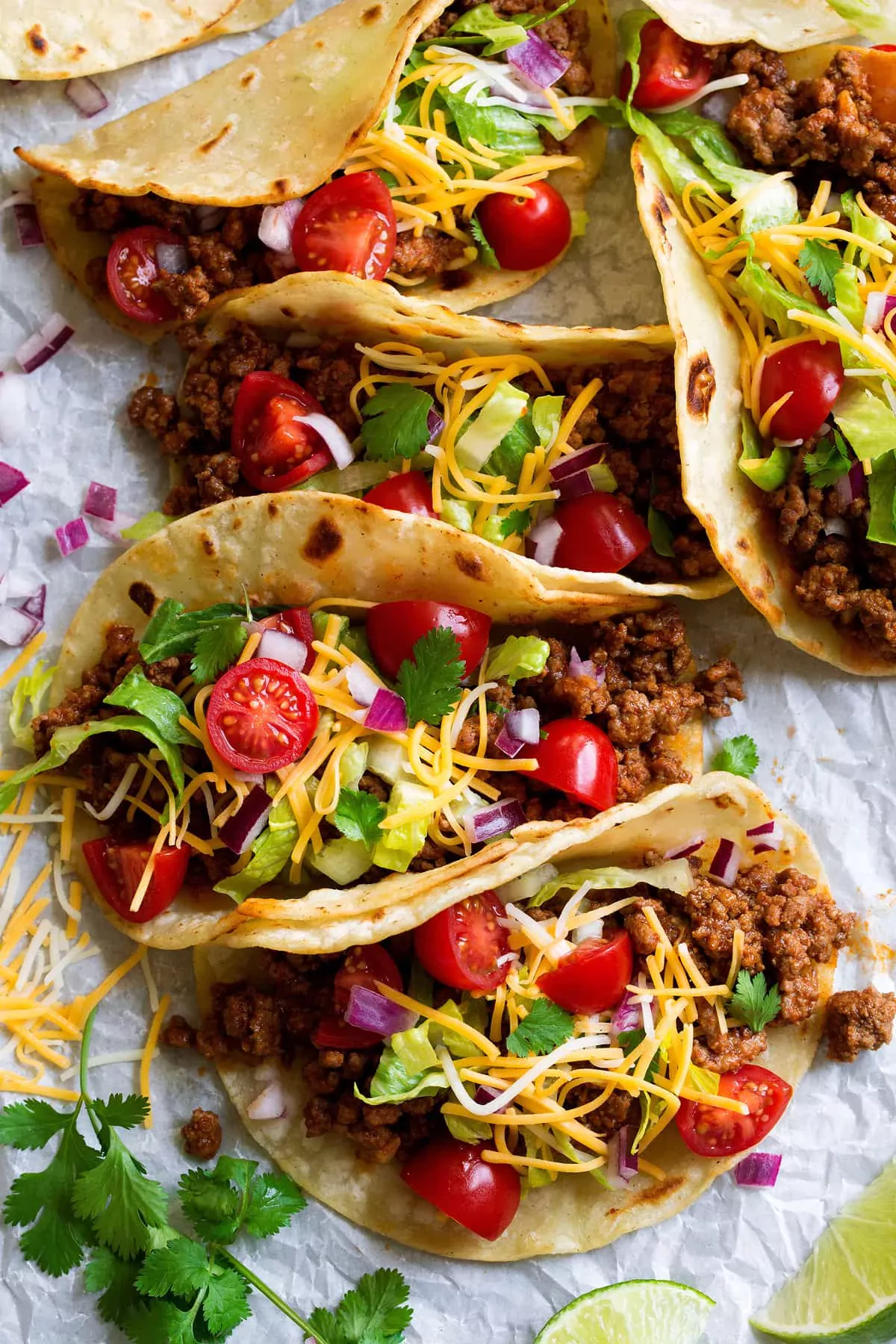 Tacos su faršu - tradicinis meksikietiškas receptas