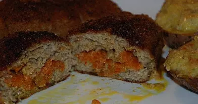 Maltinukai su daržovių įdaru ir įdarytomis bulvėmis