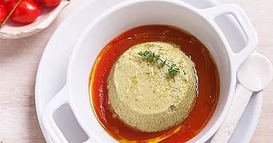 Cukinijų ir žirnelių apkepėlė